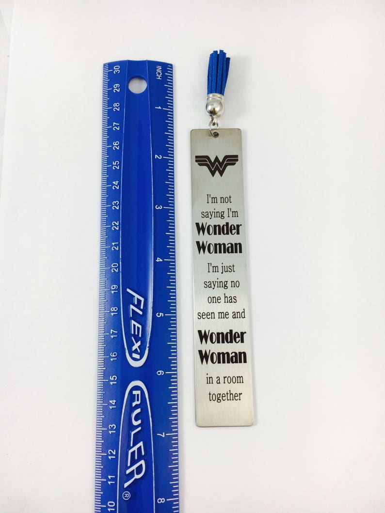 Bookmarks Are For Quitters Bookmark Metal Bookmark Engraved Etsy