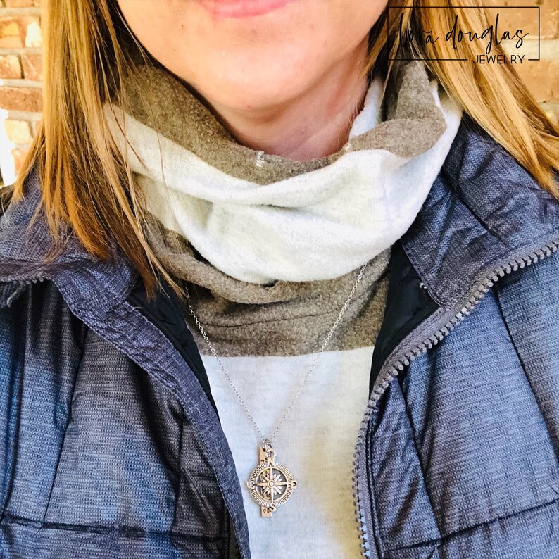 Coordinates Necklace Latitude Longitude Jewelry Compass Jewelry Latitude Longitude Necklace Compass Necklace Coordinates Jewelry