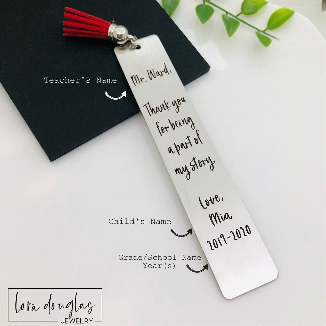 SAVITA Inspirational Metal Bookmark With Tassel - Motivational Quote Bookmark Gift For Teachers, Readers - View #3