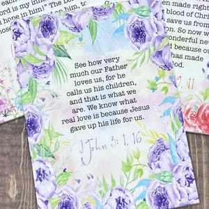 Watercolor Bible Verse Cards: Scripture Memory Gifts (Printable)