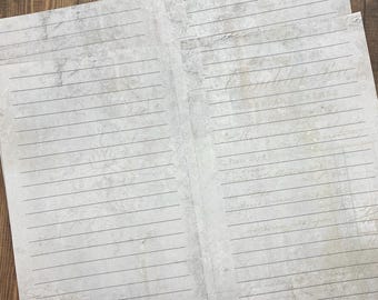 Vintage Printable Junk Journal Pages: Botanical Ephemera (Digital Download)