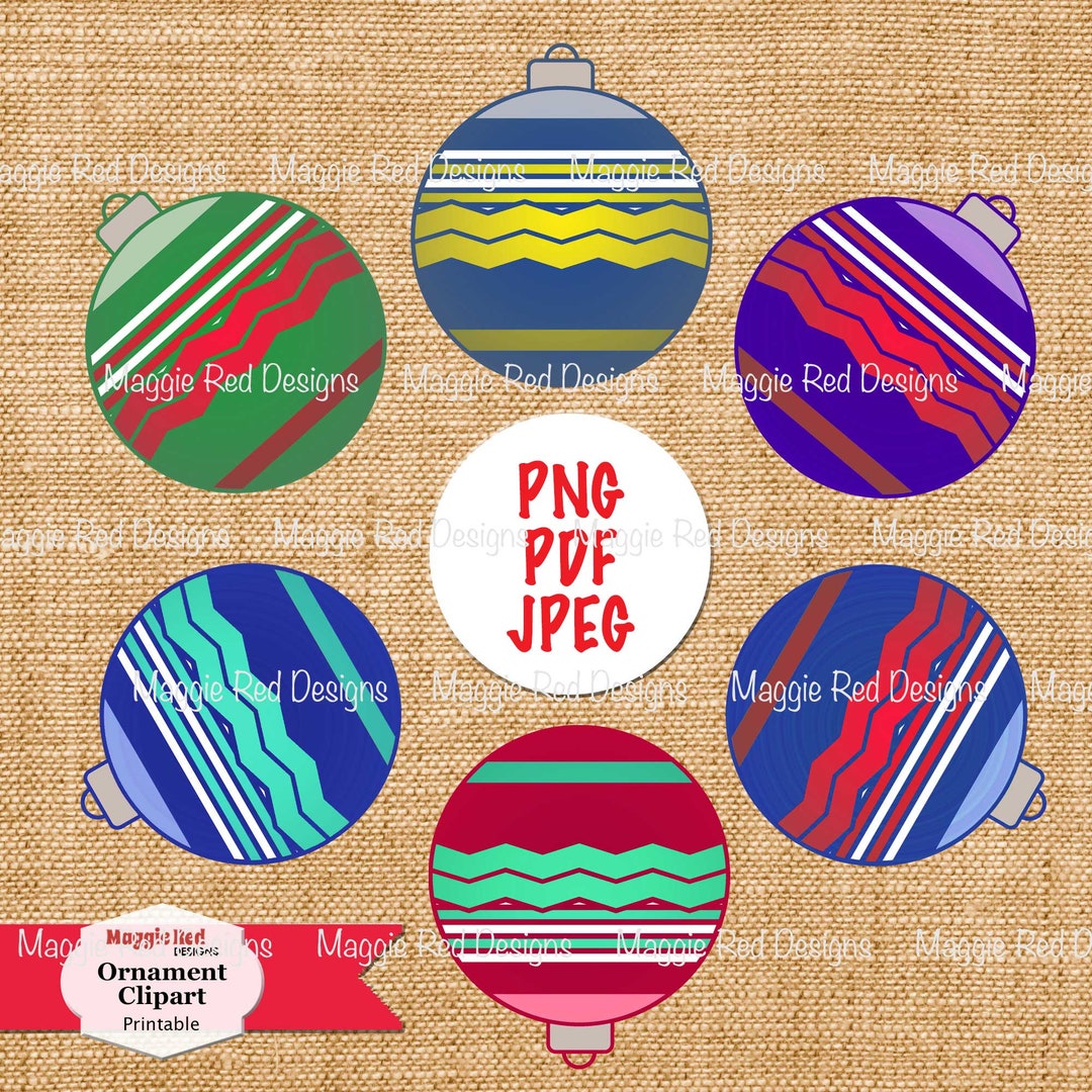 Christmas Ornament PNG Cute Clipart Printable Christmas - Etsy