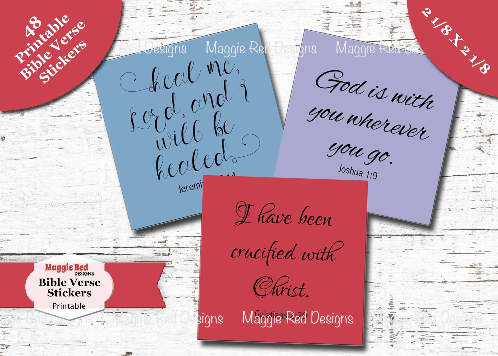 christian stickers printable bible verse faith religious etsy