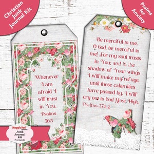 Junk Journal Kit, Printable Ephemera, Bible, Christian, Junk Journal ...