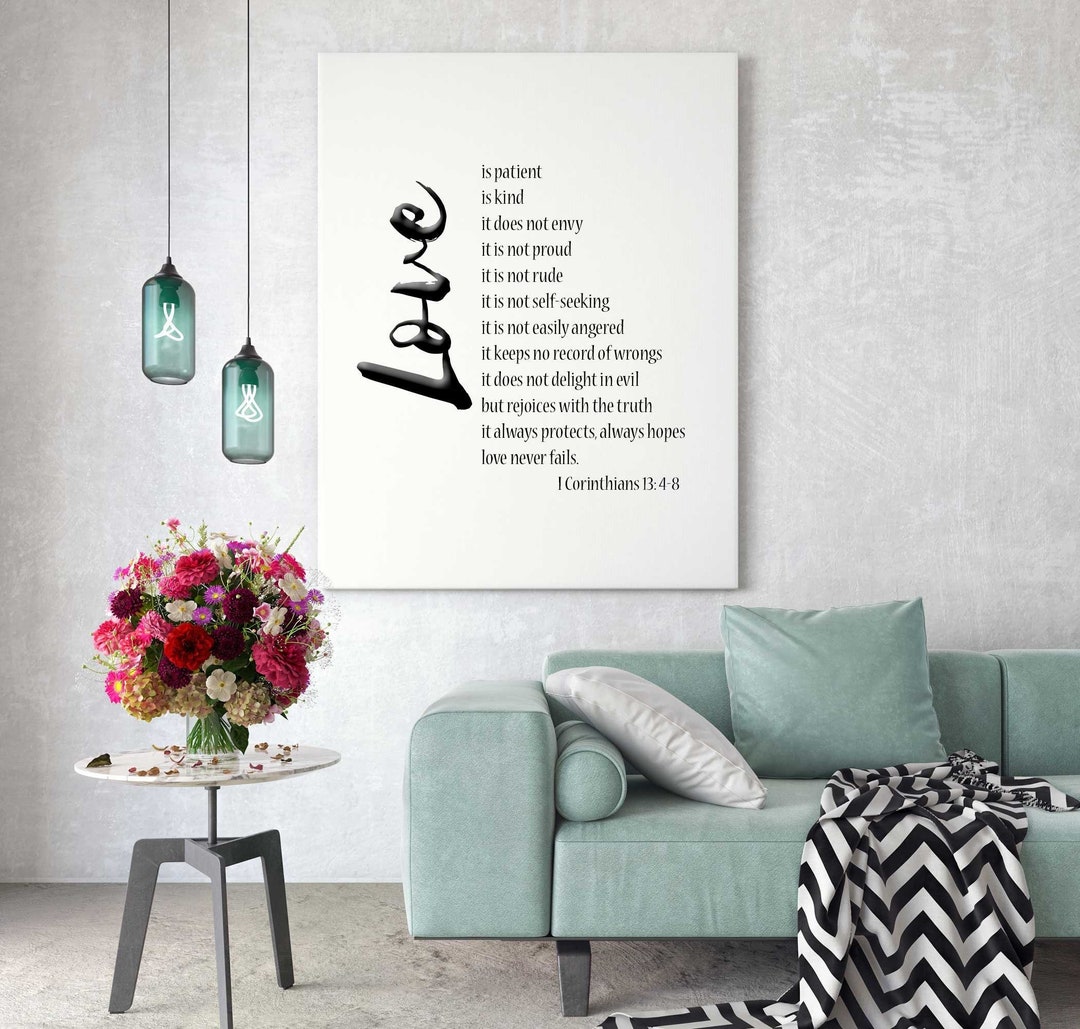 Large Christian Wall Art, 24 X 36 Inches, Etsy Poster Print, Extra