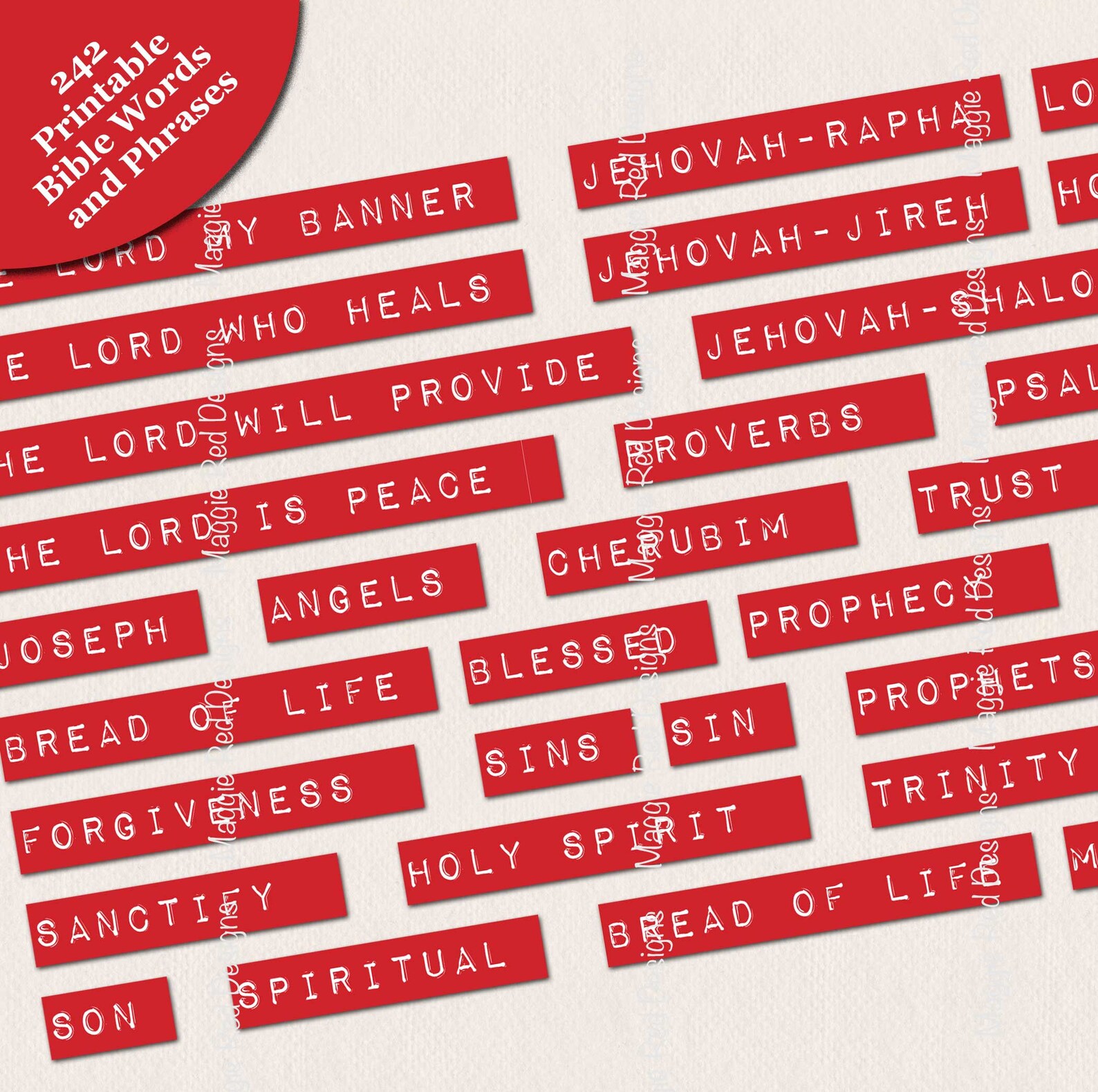 Printable Scripture Stickers Instant Download CHRISTian Words Sky 1