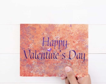 Printable Happy Valentines Day Card, Happy Valentines Day Friend, Unique Valentines Card, Cute Valentines Cards, Valentines Card for Her