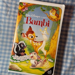 Bambi (1989) - Vintage VHS movie tape - Walt Disney Black Diamond Classics #942 - 1940s animated film