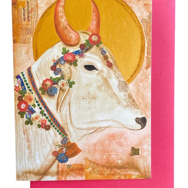 Greeting Card, Sacred Cow