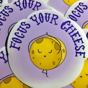 Focus Your Cheese - sticker