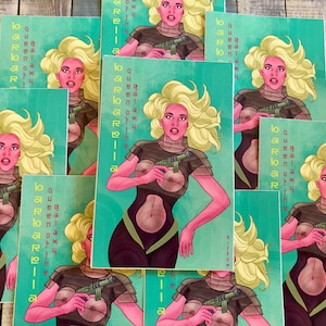 Barbarella version 2 - sticker