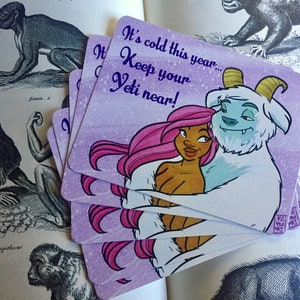 Yeti-Postkarte