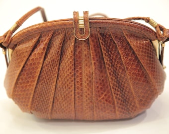 Vintage / Snake skin authentic vintage bag HIGH Quality!