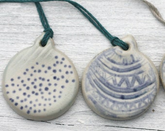 Christmas Bauble Ceramic Token