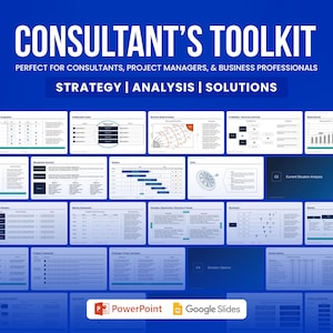 Consulting Toolkit: Professional Templates for Engaging Presentations & Impactful Strategies