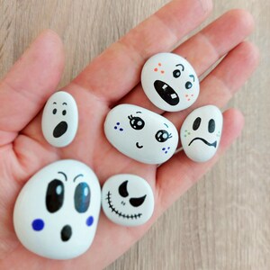 Painted Kindness Rocks, Pumpkin Rocks, Jack-o-lantern Stones, Garden ...