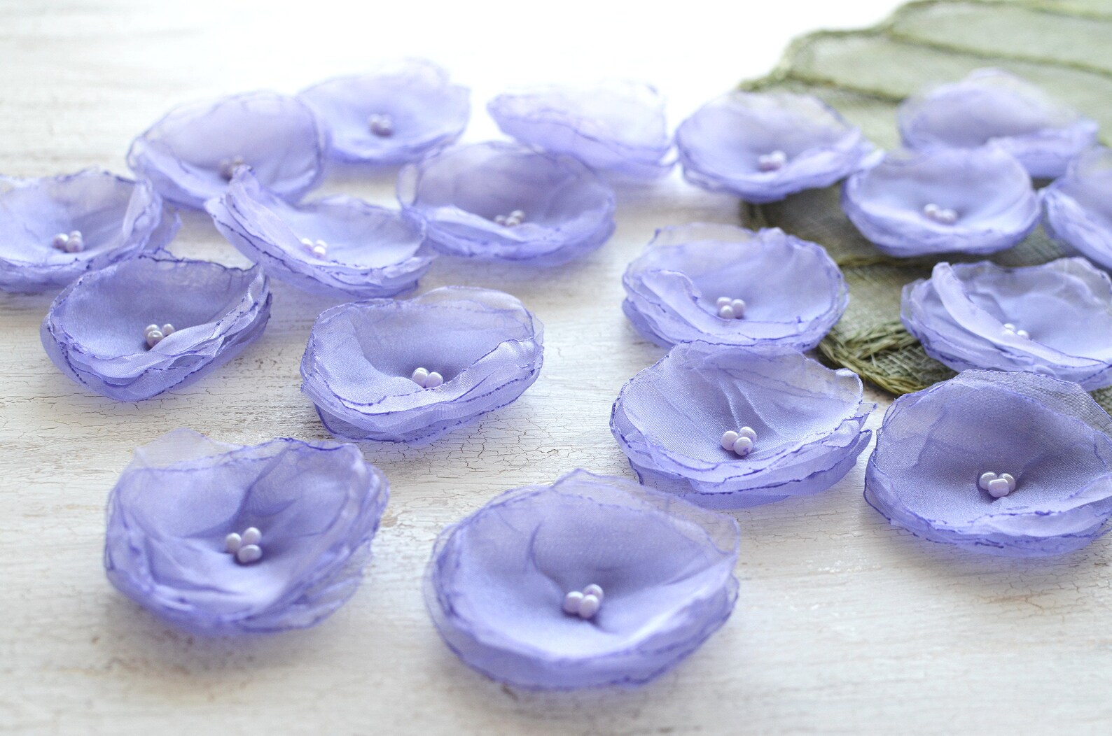 Organza Flowers Sew on Flowers Wholesale Applique Flowers Etsy