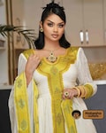 Elegant Ethiopian Dress | habesha dress | Handwoven Kemis | Custom Sizing Available product logo