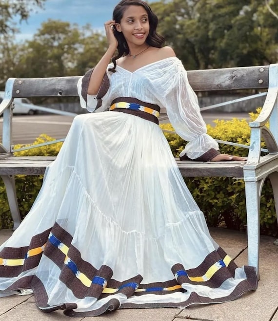 oromo fashion dress Stunning Harari 2-Piece Oromo Dress main image 0