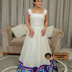 Beautiful Traditional Habesha Kemis - Habesha Dress Perfect for Celebrations