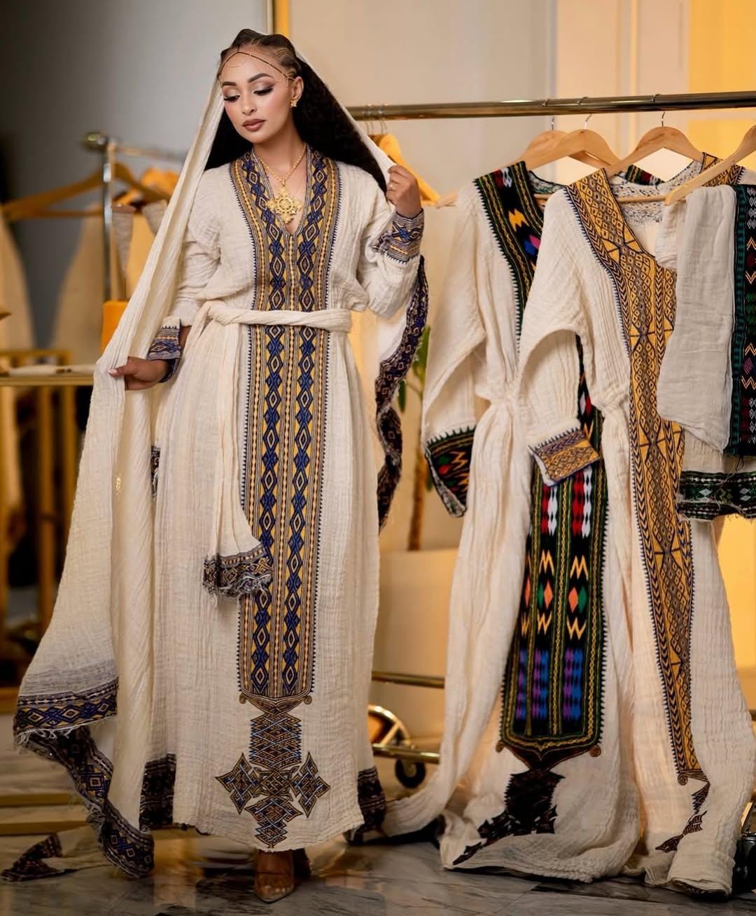 Habesha Dress– Vibrant Traditional Outfit for Holidays & Cultural ...