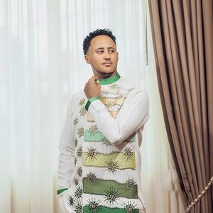 Modern Habesha Shirt for Men | Habesha Libs | Ethiopian Clothing | Simple Habesha Men&#39;s Shirt