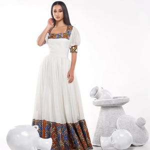 Classic Habesha Kemis – Ethiopian and Eritrean Traditional Dress with Contemporary Twist