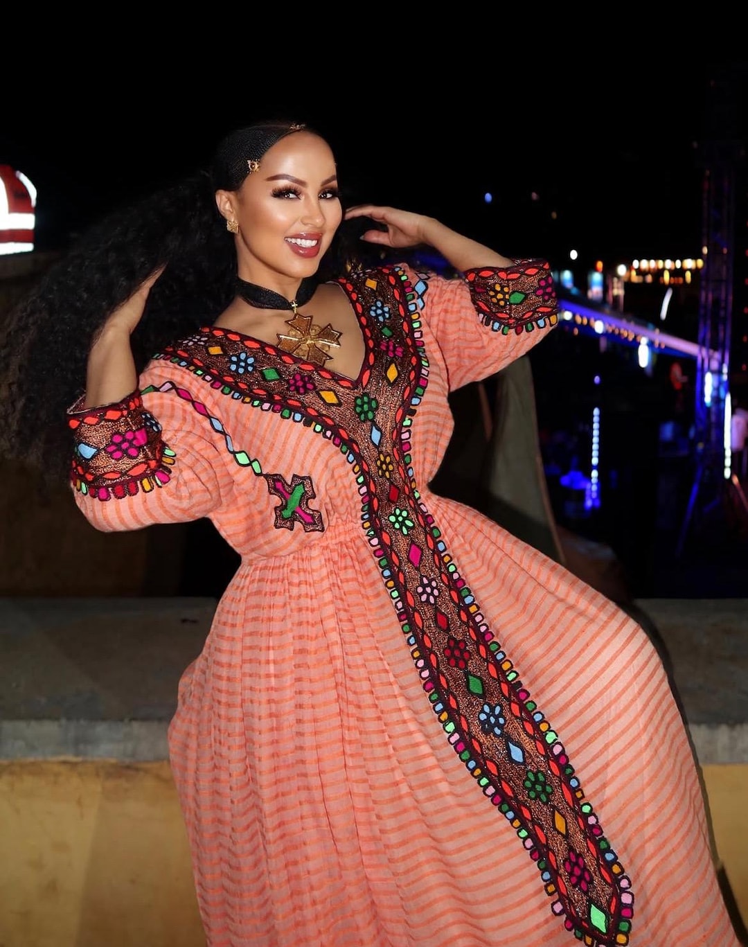 ethiopian modern dress Modern Ethiopian Wedding Dress S