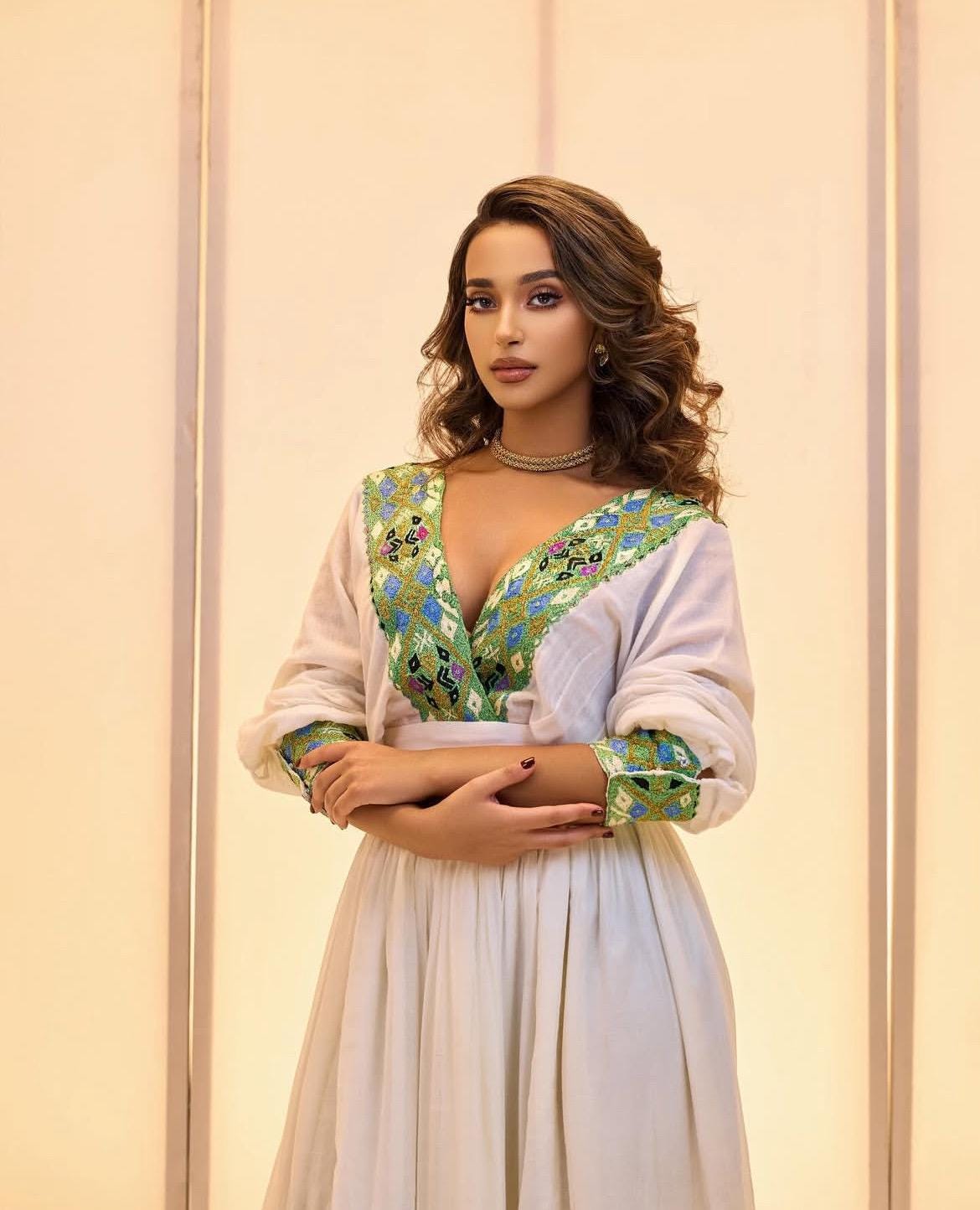 habesha dress for graduation Off-Shoulder Modern Ethiopian graduation dress