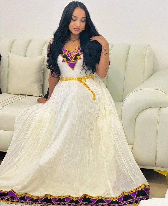 Cultural Celebration Habesha Dress - Handwoven Ethiopian and Eritrean Zuria for Every Occasion