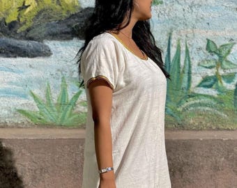 Colorful Short Habesha Dress – Modern Ethiopian Clothing for Summer