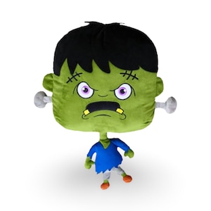 18&quot; Frankenstein Plush Halloween Pillow. Halloween Home Decor. Free Shipping! Halloween Frankenstein Horror decoration. Occult Geek Gift!
