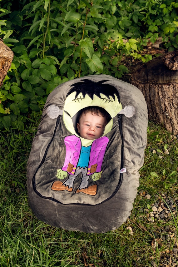 Car Seat Cuties Frankenstein. Plush Baby Infant Car Seat Cover. New Baby Gift Free Shipping Baby Shower Gift. Infant Baby Costume Etsy Canada