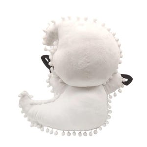 Pluche spookkussen: 18-inch halloween-huisdecor met pompons afbeelding 3