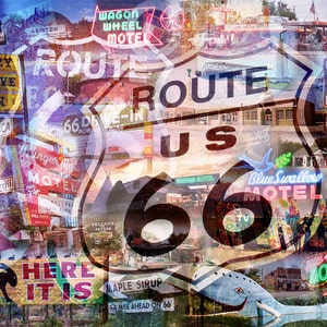 Route 66 11 x 14 Matted Print The Mother Road image 4