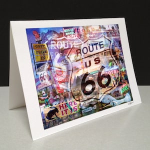 Route 66 5 x 7 Greeting Card The Mother Road image 1