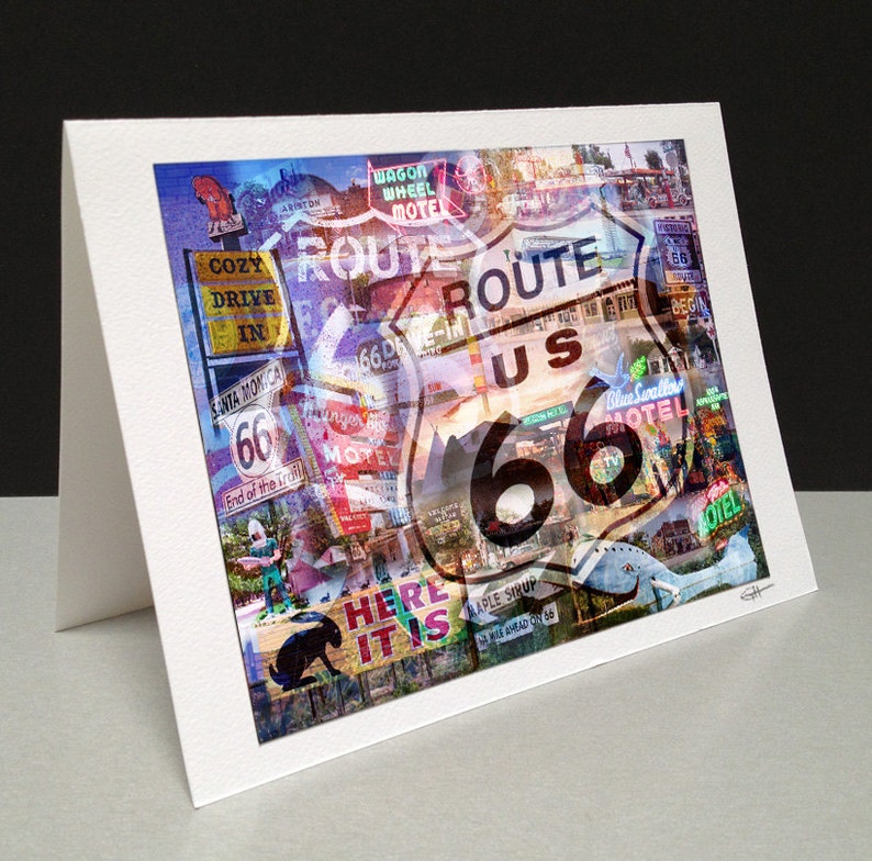 Route 66 5 x 7 Greeting Card The Mother Road image 1