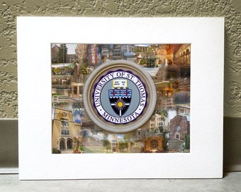 University of St. Thomas 16 x 20 Matted Print - "Forever Tommies"