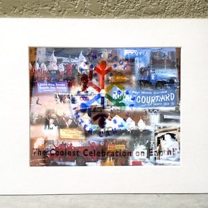 Saint Paul Winter Carnival 16 x 20 Matted Print - The Legend of Fire and Ice