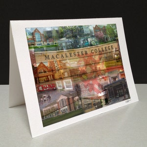 Macalester College 5 x 7 Grußkarte - "1600 Grand Avenue"