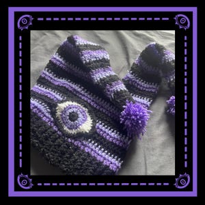 Handmade Crochet Jester Hats and Ruffles - Crochet clown set