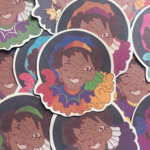Pegatinas de payaso del orgullo - Pegatinas clowncore hechas a mano - Pegatinas LGBTQ