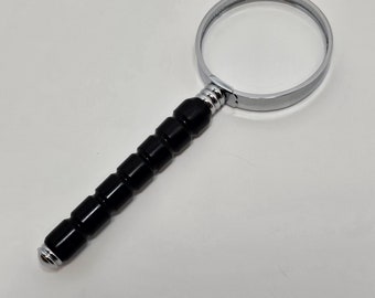 Magnifying Glass with Ebony Wood Handle