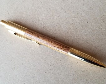 Bocote Wood Pen in Vesper Hardware Style