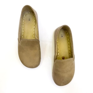 Barefoot Shoes Women, Grounding Shoe With Copper, Minimalistic Leatherful Shoes,Earth Moccasins | Vision Leather