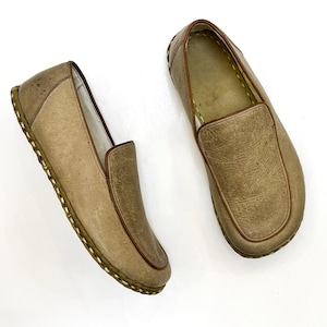 Barefoot Shoes Womens, Grounding Shoes With Copper, Leather Flat Shoes, Earthing Moccasins, Gifted Shoe | Vision