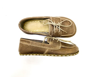 Handmade Leather Barefoot Women Shoes: Wide Toe, Zero Drop - Vision