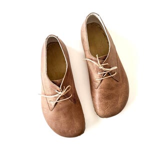 Leather Barefoot Shoes: Wide Toe Box, Earth Grounding - Vision
