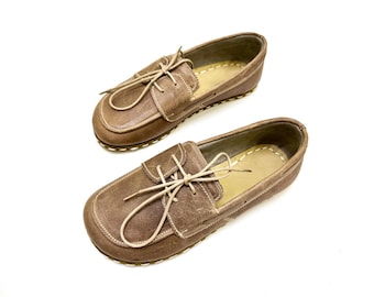 Handmade Leather Barefoot Women Shoes: Wide Toe, Zero Drop - Vision