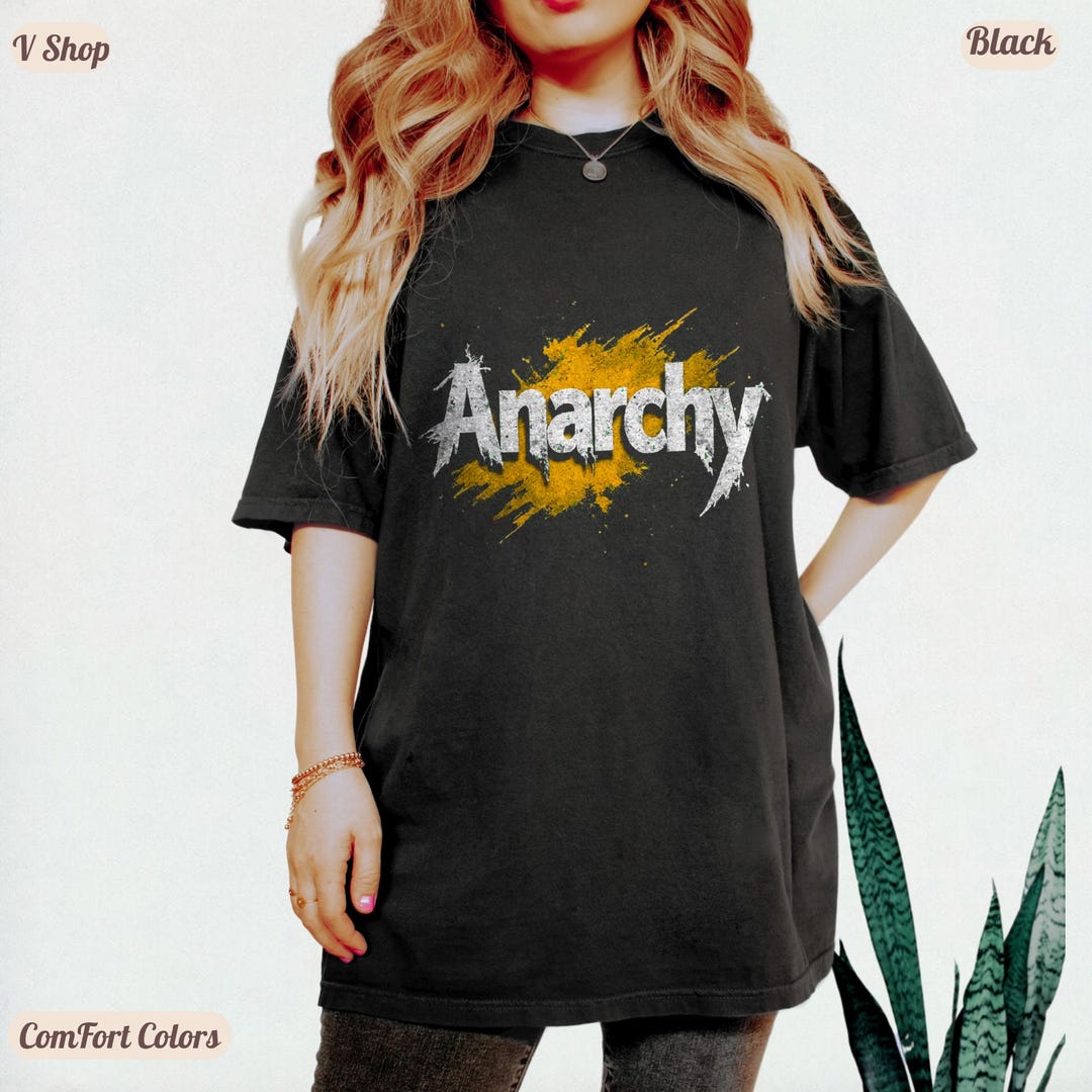 LOOSE FIT ROUND NECK TEE POETIC ANARCHY